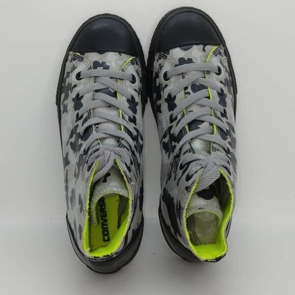 Converse Chuck Taylor Hi Top Camo Rubber Pre-owned Women's Sneakers - sz. 5 WOW! - Picture 3 of 6